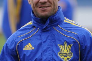 Сергій Ребров у формі збірної України
