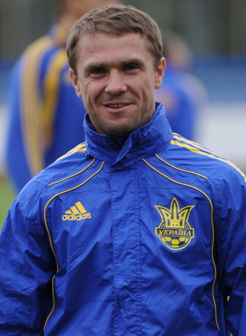 Сергій Ребров у формі збірної України