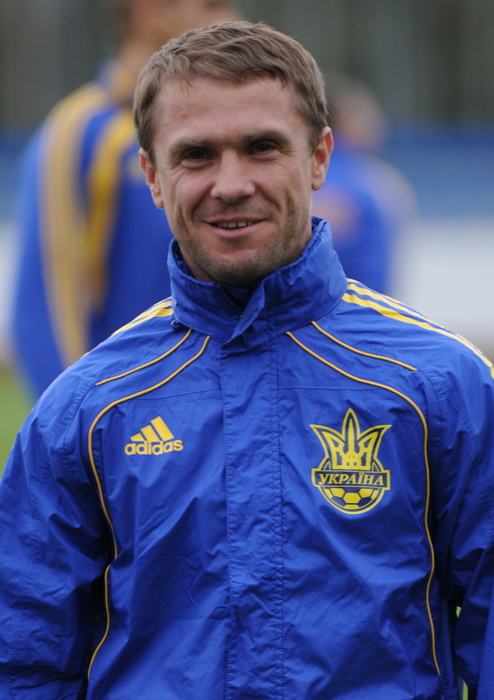 Сергій Ребров у формі збірної України