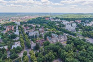 Полтава краєзнавчий музей вид згори